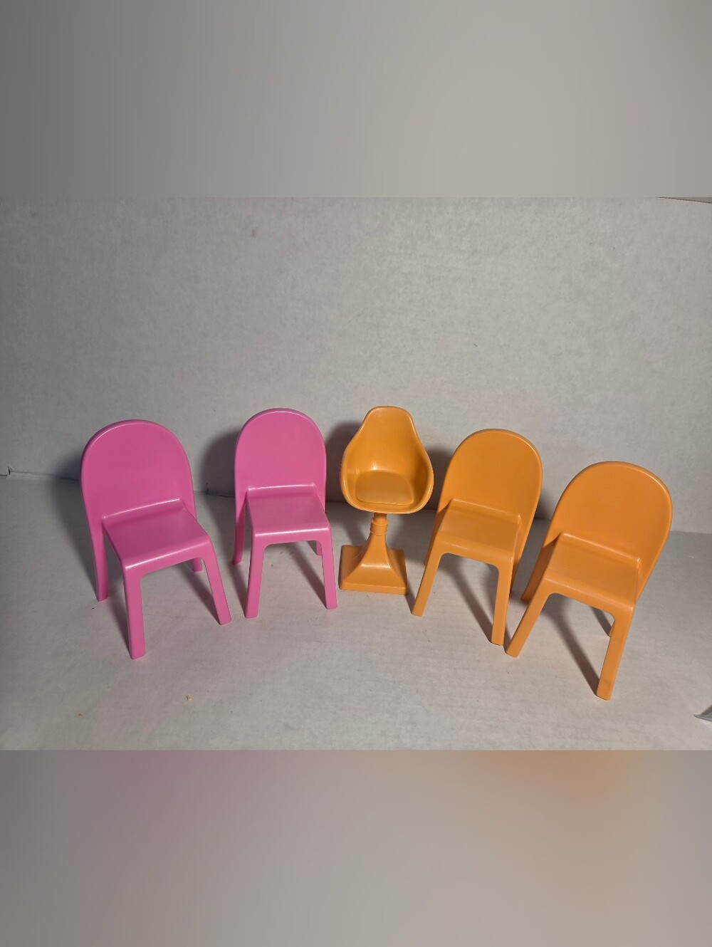 2018 Barbie Dreamhouse Pink Orange Chairs and Barstool Replacement